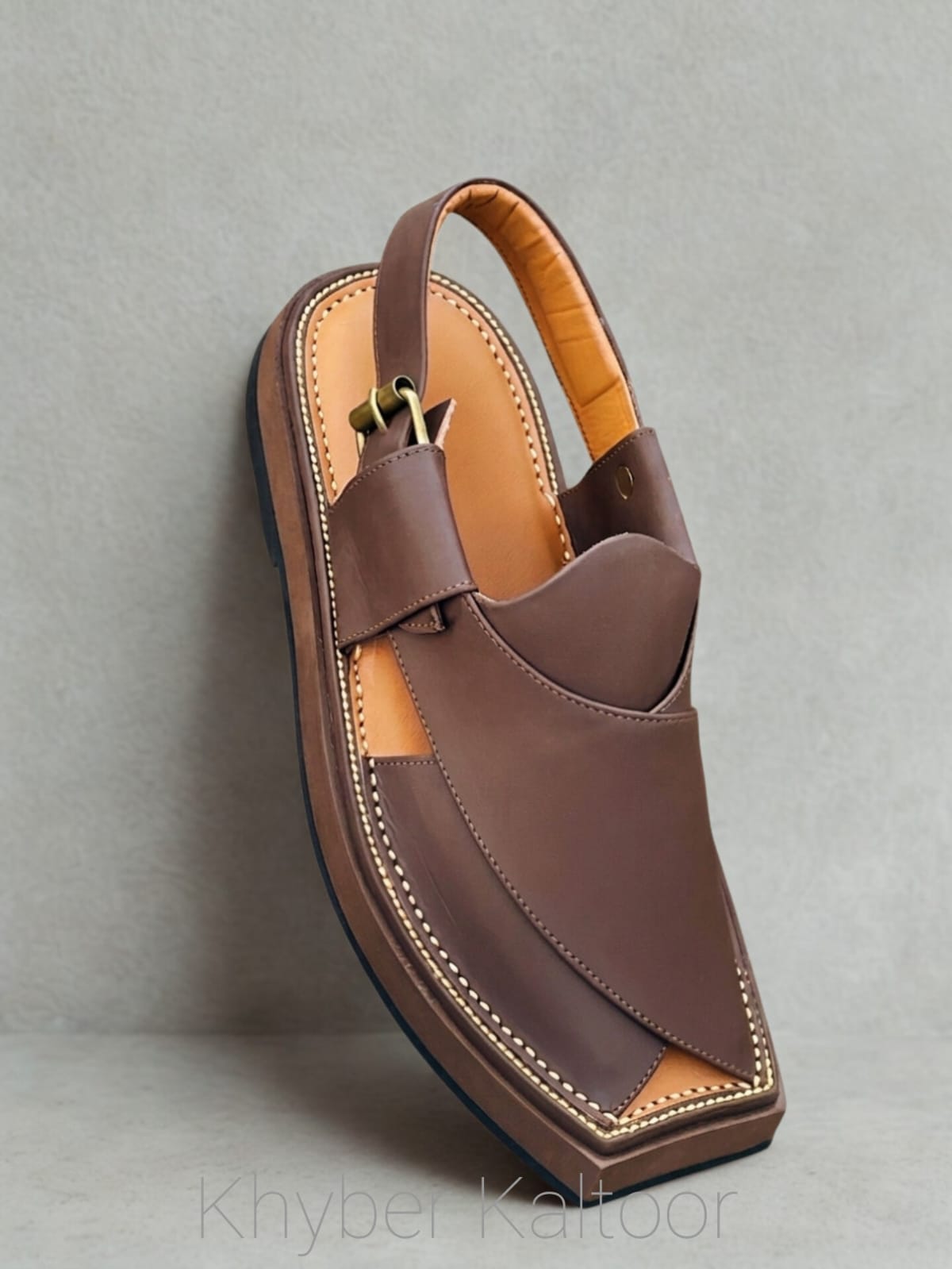 Peshawari Kaptaan (Dark Brown)