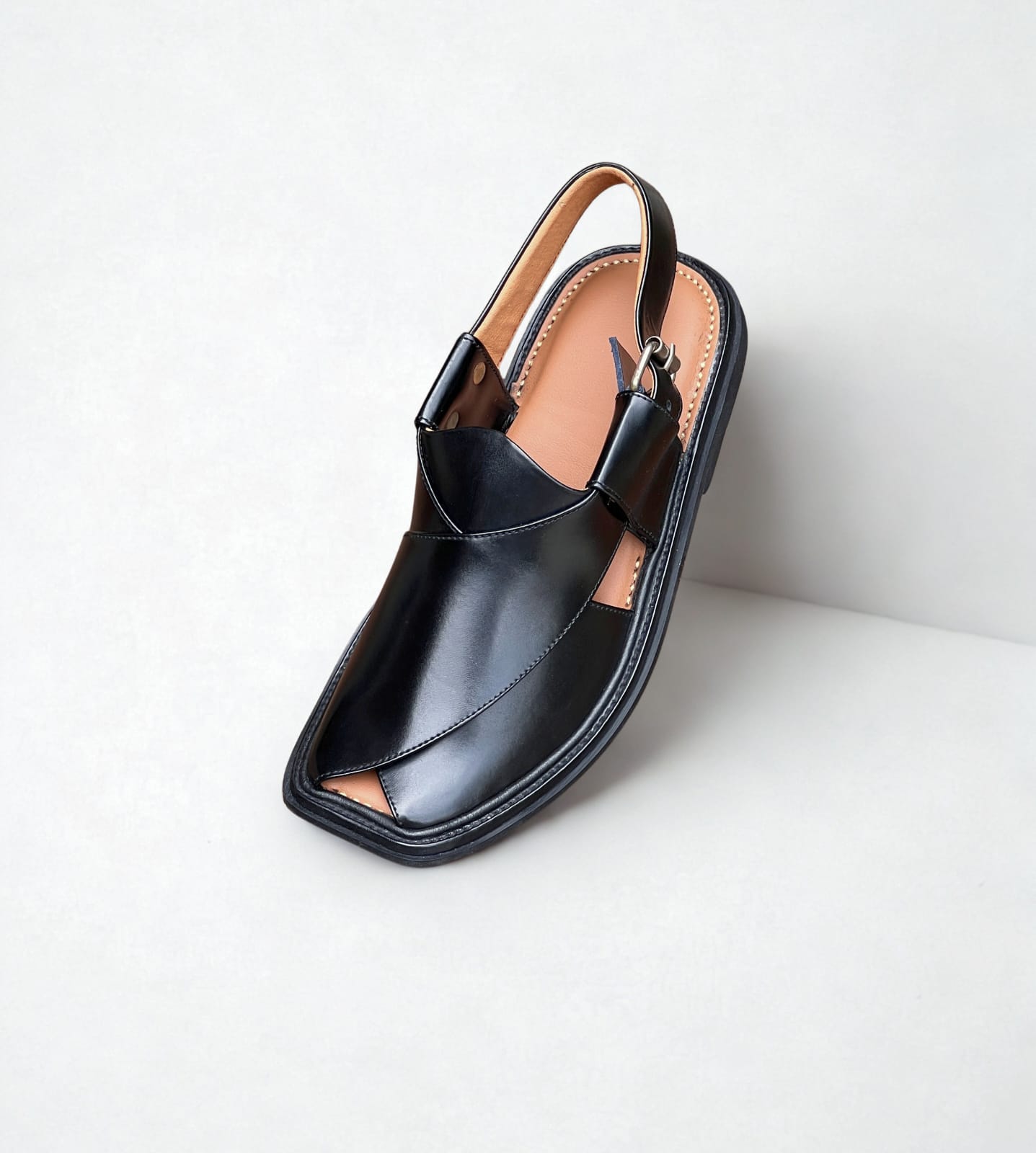 Peshawari Smart Zalmi Brown Sole (Black)