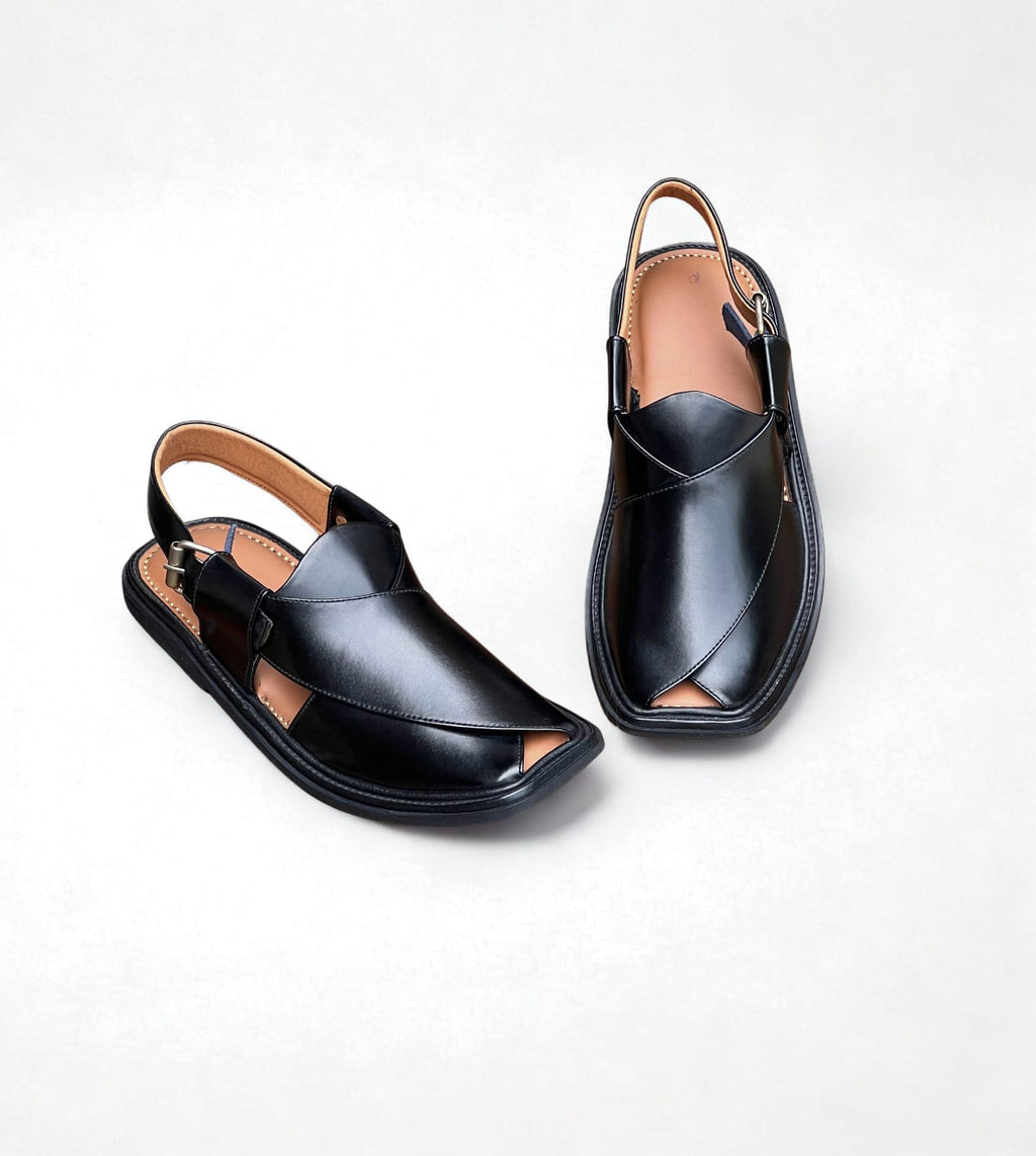 Peshawari Smart Zalmi Brown Sole (Black)