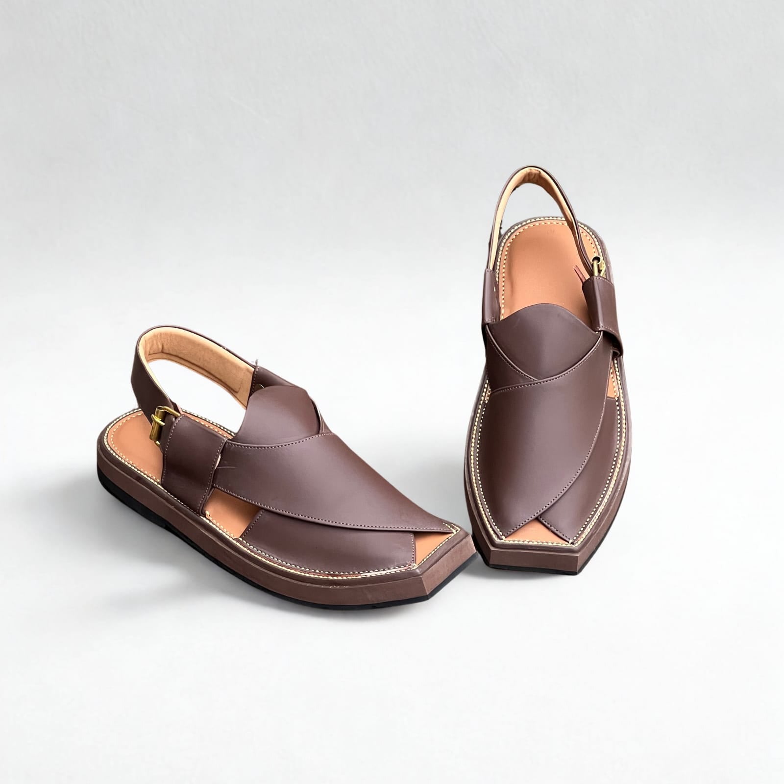 Peshawari Kaptaan (Dark Brown)