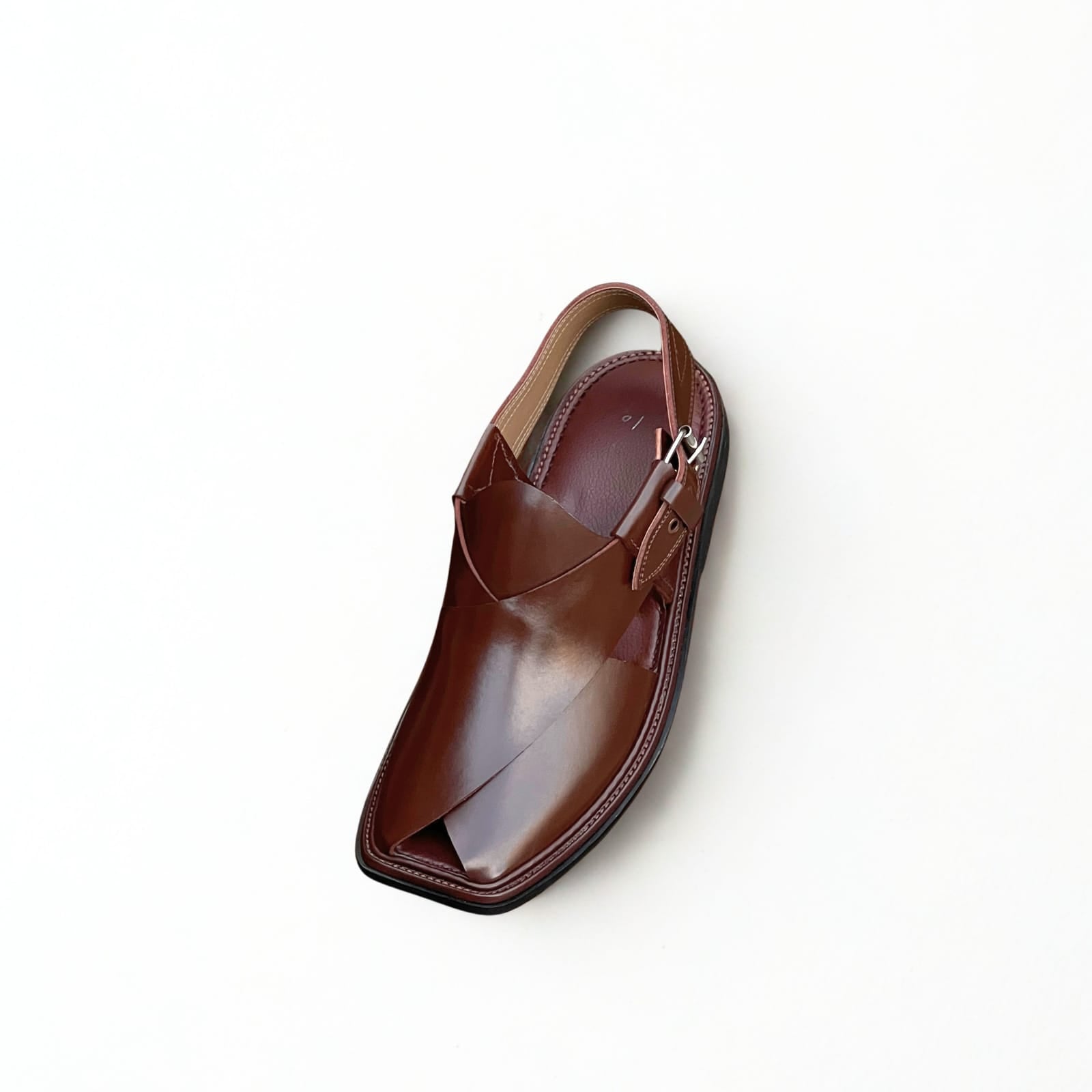 Peshwari Gol T (Dark Brown)