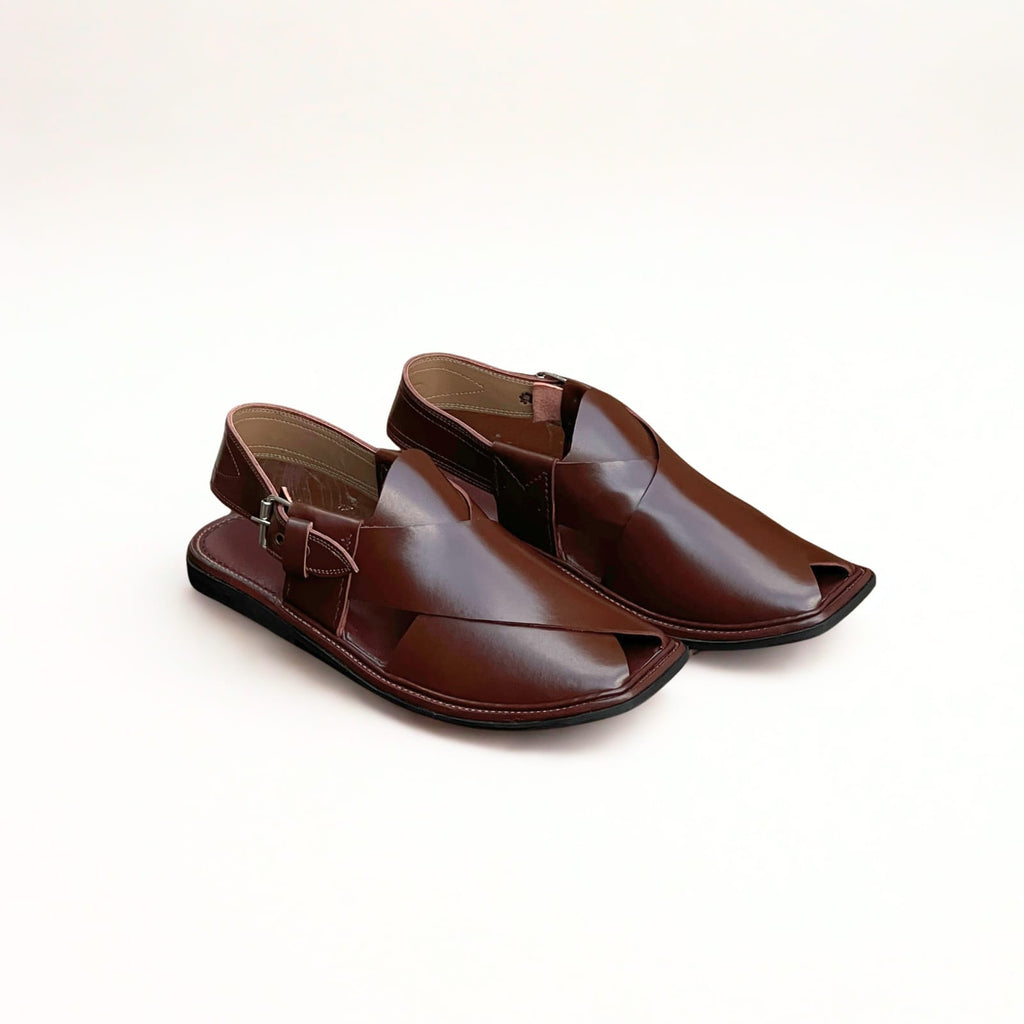 Peshwari Gol T (Dark Brown)